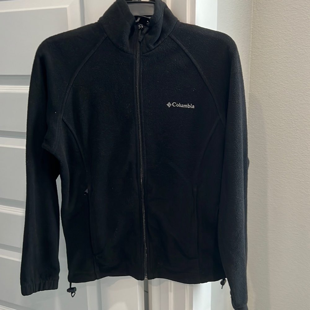 Columbia black fleece jacket
